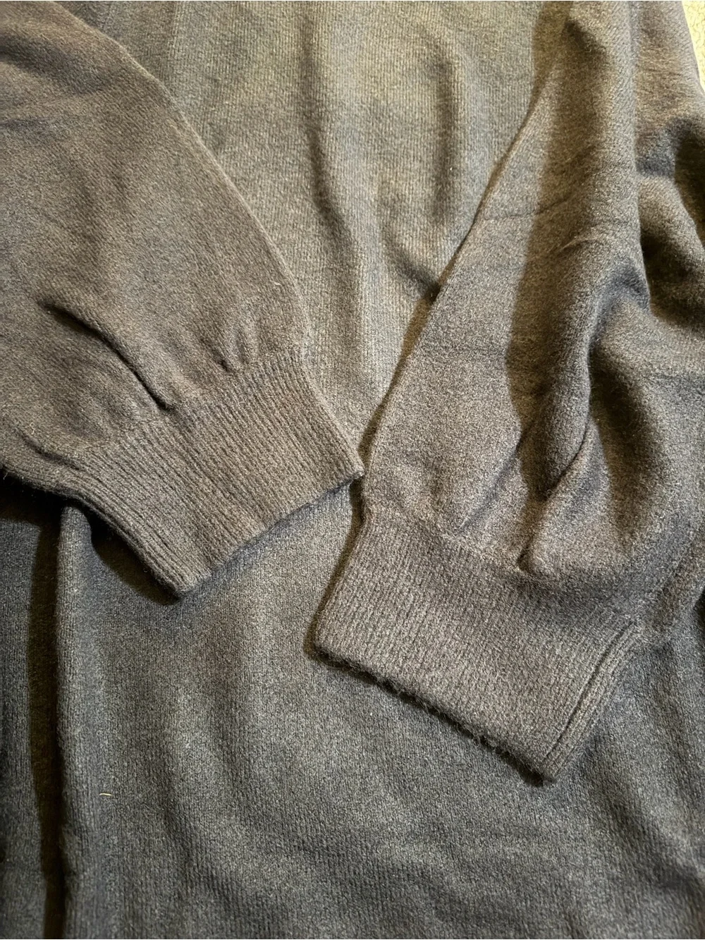 NWT J.Crew Ruffleneck Sweater Dress Black Soft Knit Plus Size 2X